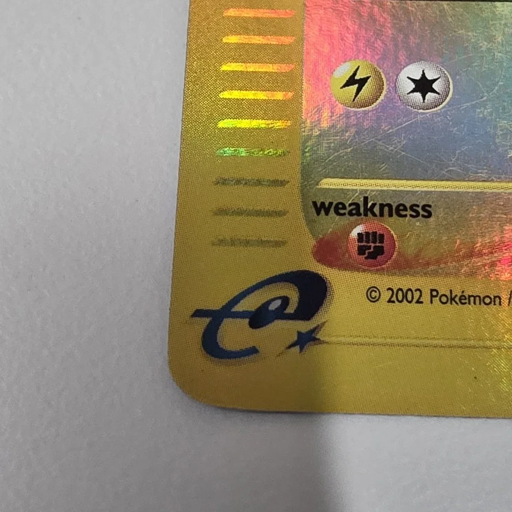 Pikachu Holographic Trading Card - Yellow